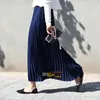 Femmes Vintage plissé Midi Longue Jupe femme coréenne décontracté taille haute une ligne en mousseline de soie maille jupes Jupe Faldas 18 couleurs