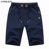 Comlion aankomst mannen shorts zomer merk casual heren katoen homme stijlvolle strand mannelijke korte broek plus 1A 210716