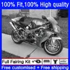 Injektionsformkit för SUZUKI GRAY FLAMES TL1000R SRAD TL-1000R 1998-2003 30NO.166 TL 1000 R 1000R 98 99 00 2001 2002 2003 BODY TL1000 1998 1999 2000 01 02 03 OEM FAIRING