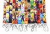 Porte-clés 10 pièces dessin animé Anime japon téléphone portable lanière carte d'identité pendentif fête cadeau faveurs petit gros