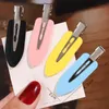 Simple Candy color Hair Clips hairpin makeup clip small duck bobby pins Barrettes for women girls fashion jewelry