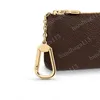 Porte-clés porte-clés portefeuille porte-clés hommes pochette porte-carte sacs à main en cuir carte chaîne Mini portefeuilles porte-monnaie K05 828