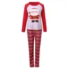 Kerstdecoraties Pyjama's Pak katoen Santa Print Plaid broek Parentchild Pakken ouders en kinderen babyservice3144638