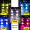 2 uds luz antiniebla de coche H11 H8 bombilla LED 33smd COB lámpara de dos colores con luz estroboscópica delantera de coche 12v