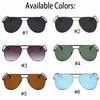 Universal Mulheres Mens Sunglasses Preto Sol Shades Dark Lens Óculos 6 Cores G15 Cinza Castanho Blue Lentes