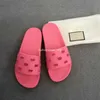 2021 Nieuwe Mannen Dames Sandalen Schoenen Slippers Print Slide Zomer Wide Flat Lady Sandals Slipper