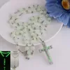 rosario di plastica per perline