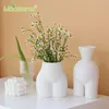 Keramisk kropp konst design vase naken flicka skulptur hantverk hem dekoration vardagsrum veranda blomma arrangemang blommig dekoration 210623