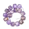 Ametyst / Ametrine Natural Gemstone DIY Luźne Koraliki do biżuterii Dokonywanie 15 "cały