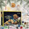 Geschenkpapier, Steine, Aufbewahrungsbox, Weihnachts-Countdown-Kalenderboxen, bietet Kindern hochwertiges Lernspielzeug, geeignet für Navidad 2022