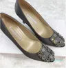 mode-Vert Mercerisé Denim Chaussures De Mariage Argent Strass Talons Hauts Chaussures De Mariage Chaussures De Mariée