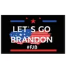 DHL جديد دعونا نذهب براندون ترامب الانتخابات العلم على الوجهين العلم الرئاسي 150 * 90 سنتيمتر بالجملة 43XS WHT0228