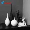 Vaso de flor moderna ornamentos cerâmicos de cerâmica modelo flor pote de flor flor cesta vidro jardiniere decoração 211118