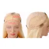 Koronkowe Peruki 13x4 Przednie Uwodzicielskie Dziewicze Human Włosy Dla Kobiety Jasni Szary Biała Blondynka