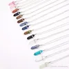 Natural Stone Quartz Crystal Pendant Necklaces With Chain Fashion Jewelry For Women Men Party Club Wear