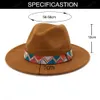 Femme homme Panama casquette Fedoras en vrac hommes femmes chapeau feutre Fedora chapeaux pour femmes hommes femme mâle Jazz casquettes automne automne hiver