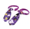 Halloween Pet Tie Dog Apparel Fashion Print Zucca Teschio Cani Papillon Decorazione per feste Forniture 8 stili all'ingrosso