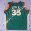 1996 Мужская спортивная одежда Gary 20 Payton Jersey Vintage Shawn 40 Kemp Kevin 35 Durant Желто-зеленые спортивные рубашки Ray 34 Allen Jersey Stitched