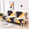 Elastic Plaid Universal Sofa Cover without Armrest Stretch Folding Sofa Cover Couch Cover Sofa Towel for Pet 1pc S M L Size 211102