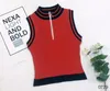 Kobiety Szczupła Knitting Front Zipper Turtleneck Tank Crop Tops Kobiet Patchwork Camisole Przycięte Rękawostki Koszulki Tees X0507