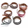 Love Men Bracelet leather bangle luxury designer jewlery three layer stainless steel 6 color fashion accessories couple bracelets women designer bangles jewelry