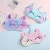 Kinder Sunblock Sleep Masker Natuurlijke Slaapoog Cover Shade Patch Kinderen Zachte Draagbare Unicorn Blindfold Travel EyePatch 0110