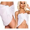 Sexy Women Cover Up 2021 Stylish Ladies Yarn Chiffon Short Sarong Wrap Holiday Beach Swimwear Mini Sarongs300u