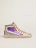 Neuerscheinung der italienischen Marke Golden Mid Slide Star High-Top-Sneakers Damenschuhe Mode rosa-gold Glitzer Classic Leopard White Do-old Dirty Designer Schuh