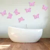 Naklejki Ścienne Butterfly Glow Fluorescencyjne Naklejka Luminous W Dark Self Self Double Wings Sypialnia Salon Room Cabinet Decor