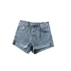 Korean Jeans Mini High Waisted Shorts Women Blue Black Cute Sexy Denim Feminino Short Mujer Summer 210719