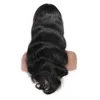 Vente en gros pré plumé 13X4 Lace Front perruque vierge brésilienne de cheveux humains Transparent dentelle frontale perruques 130 % 150 % 180 % densité