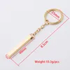 Keychains fnixtar 20pcs/lote 3D Barra em branco Chain espelho da corrente