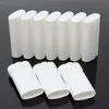 1pcs / Lot Packing Bottle Ny 15ml Plast Tom DIY Ovala Lip Balm Tubes Portable Deodorant Container Clear White Lipstick Fashion Lip Tube