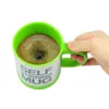 5 kolorów Lazy Tazas Self Mieszanie Kubek Coffee Cup Inteligentne Kubki ze stali nierdzewnej Copos Inox Herbata 210804