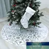 Enfeite de Natal Linho Impresso Elk Árvore de Natal Saia Decoração Ano Novo Xmas Decorações Casa Tapete Pavimento Navidad