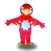 Costume della mascotte dell'uccello rosso di Halloween Personaggio dei cartoni animati di peluche animale di alta qualità Personaggio a tema per adulti Costume da carnevale di Natale per adulti
