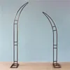 Party Decoration Wedding Arch Iron Backdrop Stand Road Lead Flower Fixed