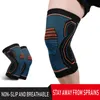 Joelheiras cotovelas 1pcs suportes elásticos de suporte de compressão Wrap Sports Sports Safet Kneepads maconha Proteção da cinta alívio da dor