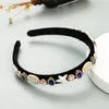 Baroque perle bandeaux pour femmes mariée cheveux accessoires élégant cheveux cerceau lunette chapeaux mariage cristal bandeau