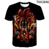 Men's T-Shirts Fashion Short Sleeve Anime Dragon 3D Printed T Shirt Men Women Children Casual Streetwear Boy Girl Kids Summer287D