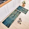 Carpets Nordic Style Kitchen Mat Absorbent Non-slip Floor Balcony Simple Long Splicing Rug Wood Plank Pattern249s