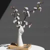 Nordic Style Hand Shape Flowers Modern for Home Office Decor Creative Floral Composition Living Room Ornament Ceramics Vase