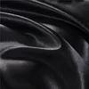 寝具セットホワイトブラックキングダブルサイズサテンシルク夏使用シングルベッドリネン中国高級キット羽毛布団カバーセット