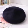 Lady Winter Wool Berets Hat Painter Style Women Vintage Casual Solid Color Caps Female Bonnet Warm Walking Cap Beanie/Skull Eger22