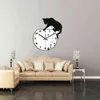 2019 vintage relógio de parede clássico design diy relógios reloj de pared estudo acrílico adesivos quartzo relógio sala de estar horloge murale h1230