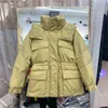Ailegogo Winter Women Hooded Thick Warm Short Down Parkas Casual Female Stand Collar 90%white Duck Down Coat Snow Outwear 211221