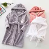 Peignoir pour enfants pour fille vêtements pour enfants fille robe de bain en flanelle vêtements garçon dessin animé nuit robe enfants pyjamas pour fille 2-8 ans 210901