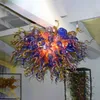 モダンな高級ランプリビングルームの装飾手吹きガラスLEDシャンデリア家の装飾シャンデリア照明