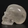 Mão de quartzo claro natural esculpido crystal magic crânio reiki cura espécime