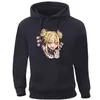 Yeni Japonya Anime Benim Kahraman Academia Himiko Toga Hoodie Hoodies Kapşonlu Tişörtü Streetwear Erkekler Crewneck Kazaklar Hoody Erkek H1227 Tops Tops